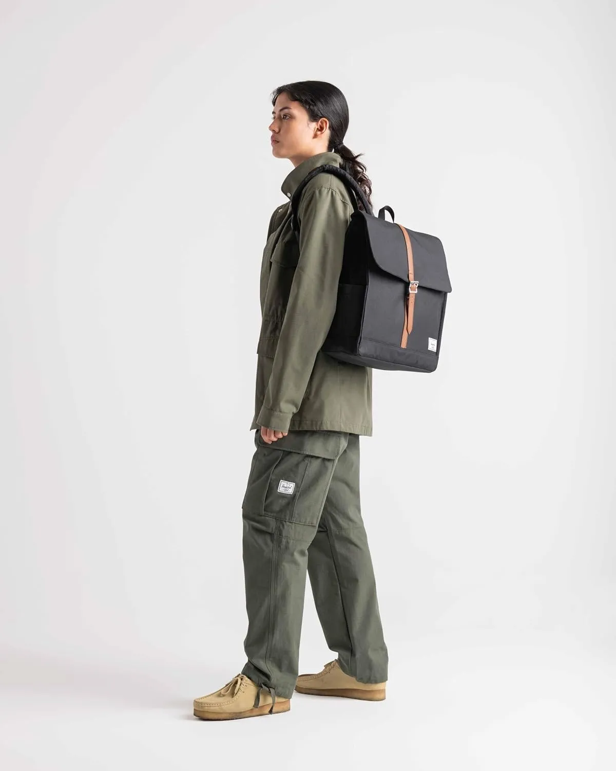 Herschel City rugzak 18L ivy green diamond licht