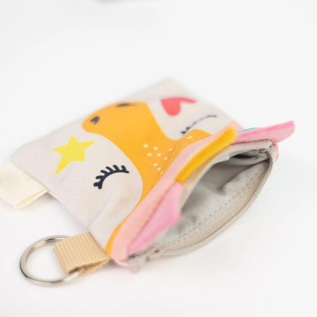 Love for Childrenn Unicorn portemonnee velvet 10 cm