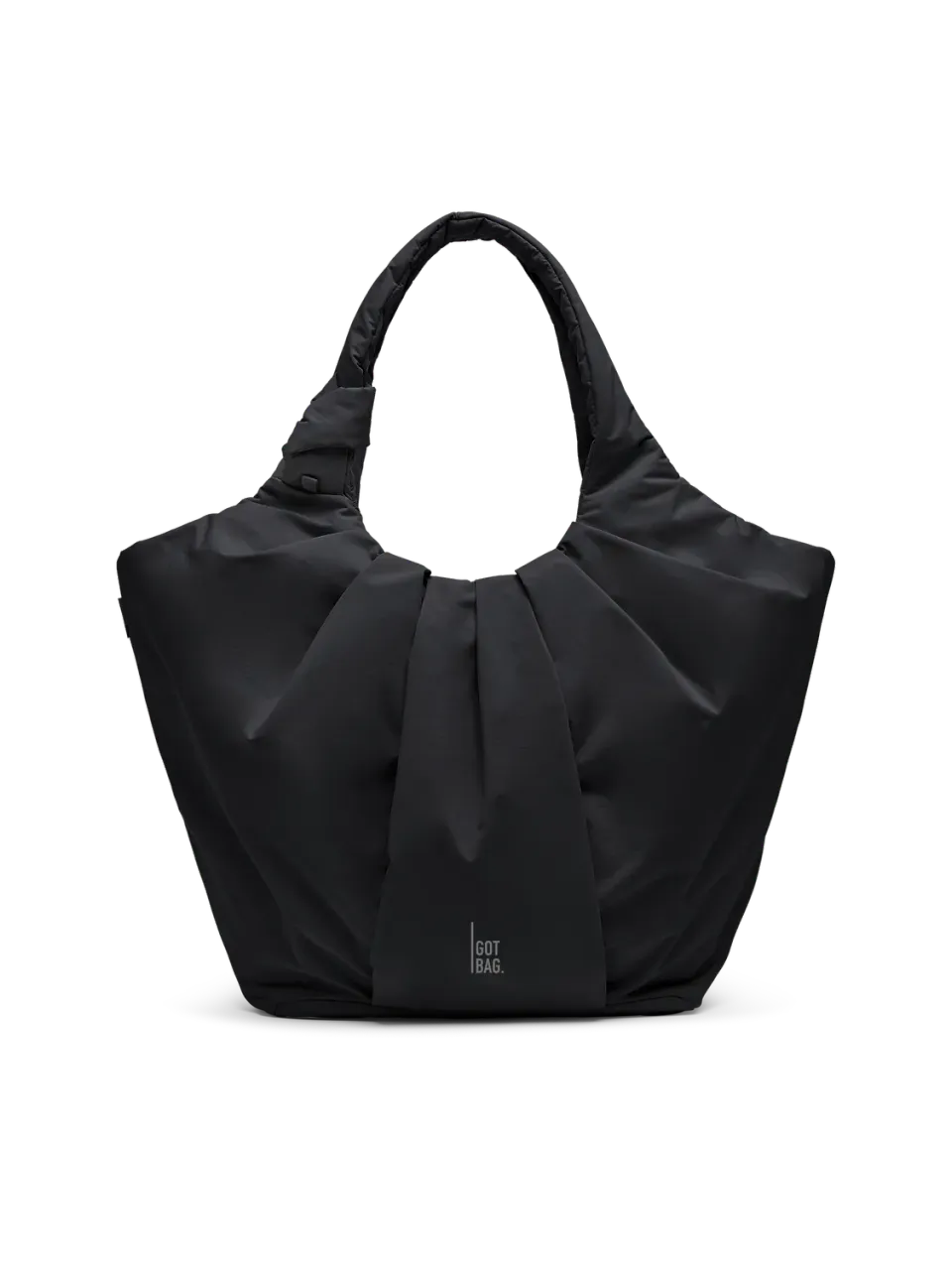 Got Bag Pleat Tote Bag draagtas black monochrome 17 liter