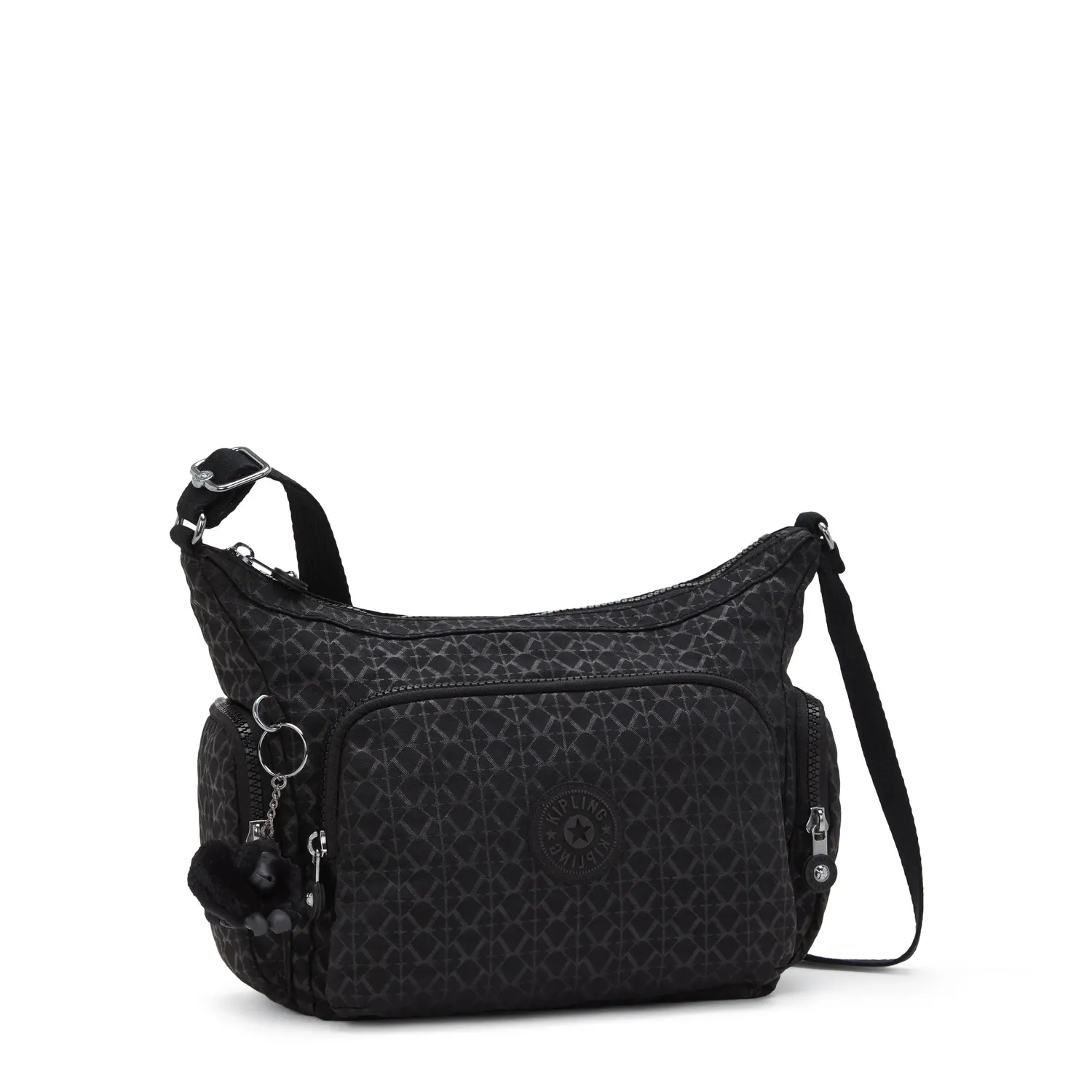 Kipling Gabb S crossbodytas Medium Signature Emb met print