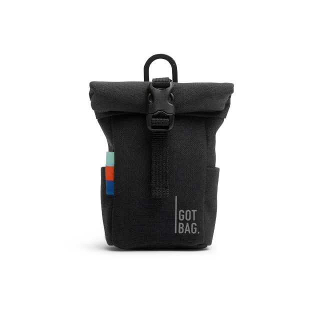 Got Bag Rolltop Charm mini-tas sleutelhanger zwart