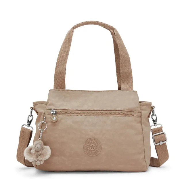 Kipling Elysia schoudertas Tan Beige medium crossbody