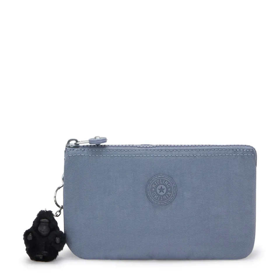 Kipling Creativity L buidelzak Blue Stone groot nylon