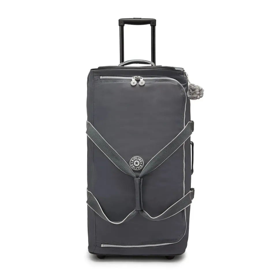 Kipling Teagan L koffer Groot Moonlit Grey licht