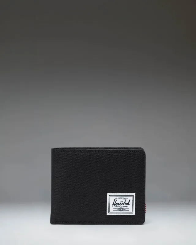Herschel Roy Wallet Coin portemonnee Zwart muntvak
