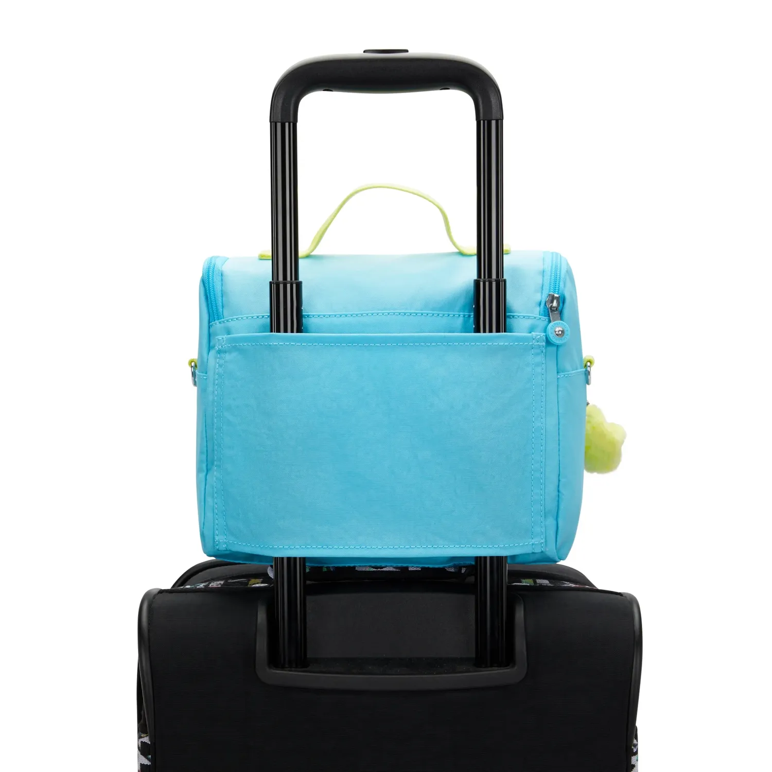 Kipling New Kichirou lunchtas Groot Splash Blue trolleybevestiging