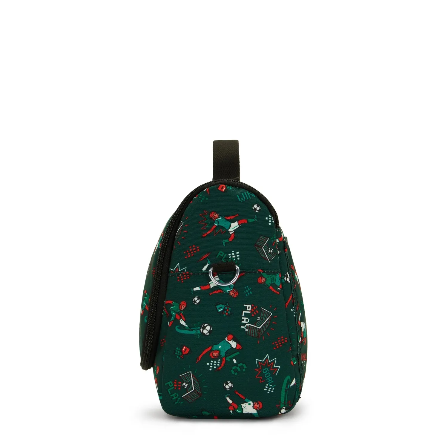Kipling New Kichirou lunchtas Groot Soccer Print trolleybevestiging