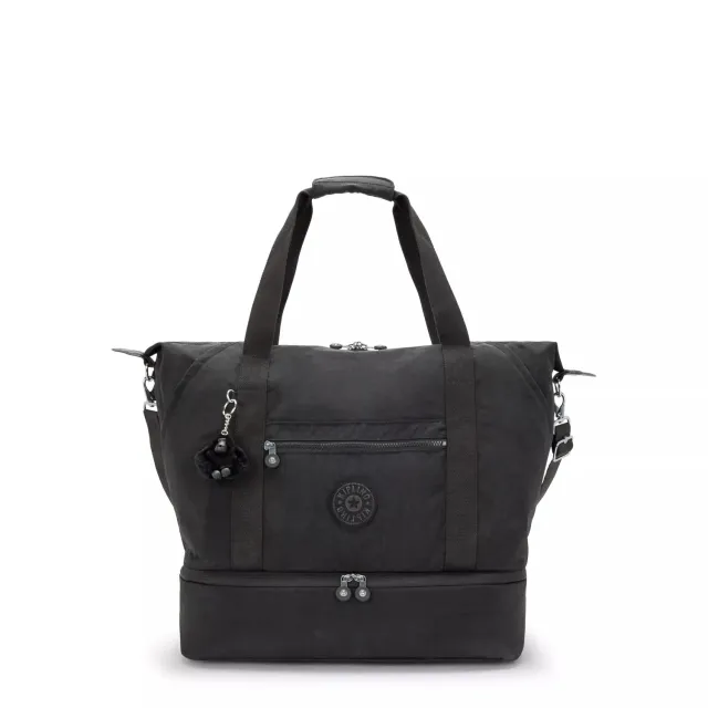 Kipling Art M Weekender reistas Black Noir Groot verstelbaar