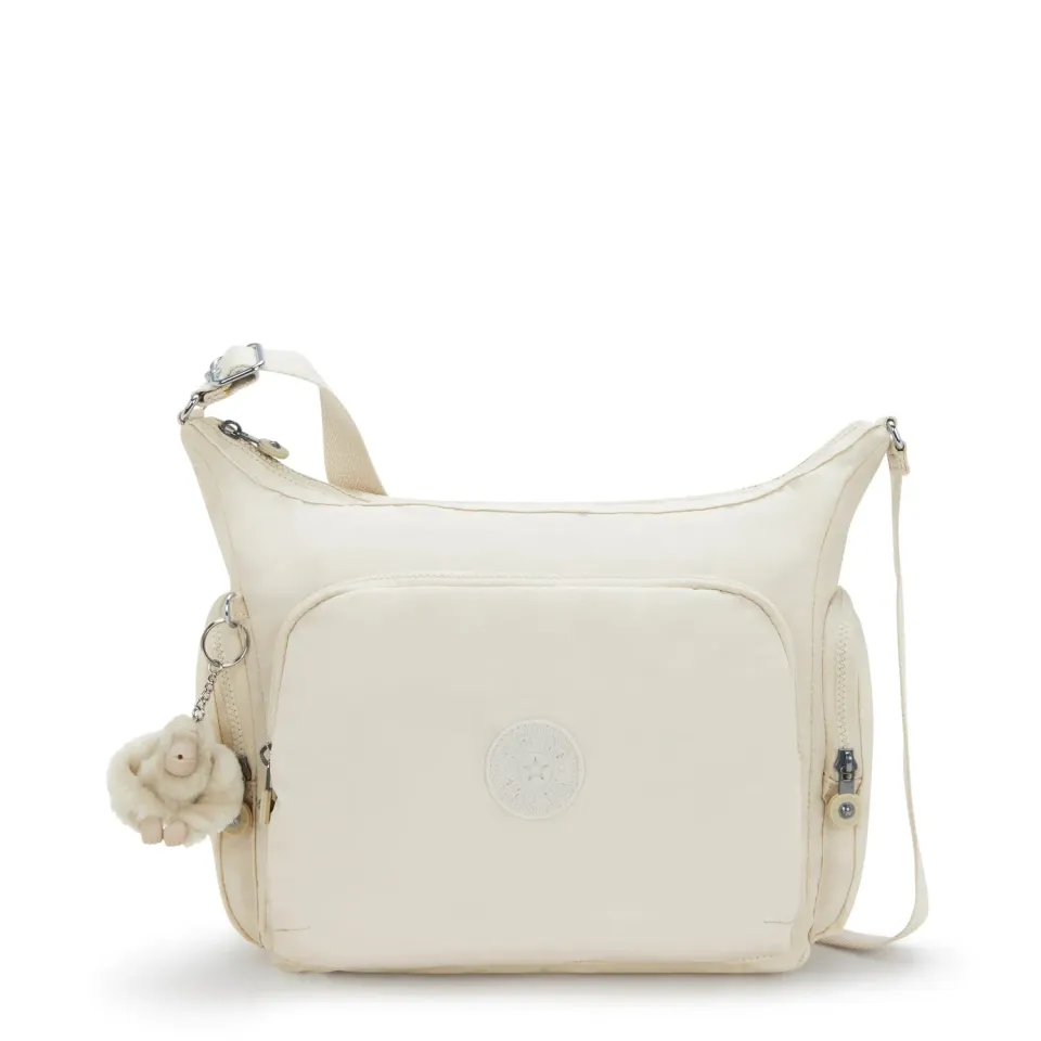 Kipling Gabb crossbodytas Groot Hideaway Beige lichtgewicht