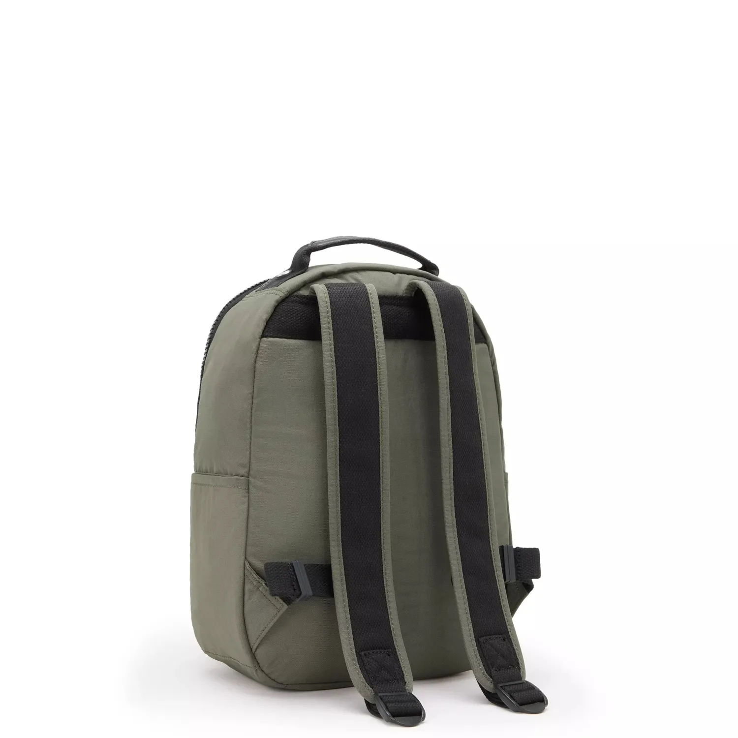 Kipling Seoul S kleine rugzak Green Moss met 11 inch tabletvak