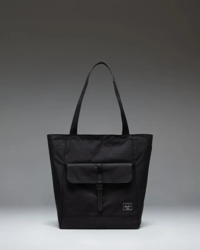 Herschel Retreat Tote Twill schoudertas Black-Grey twill