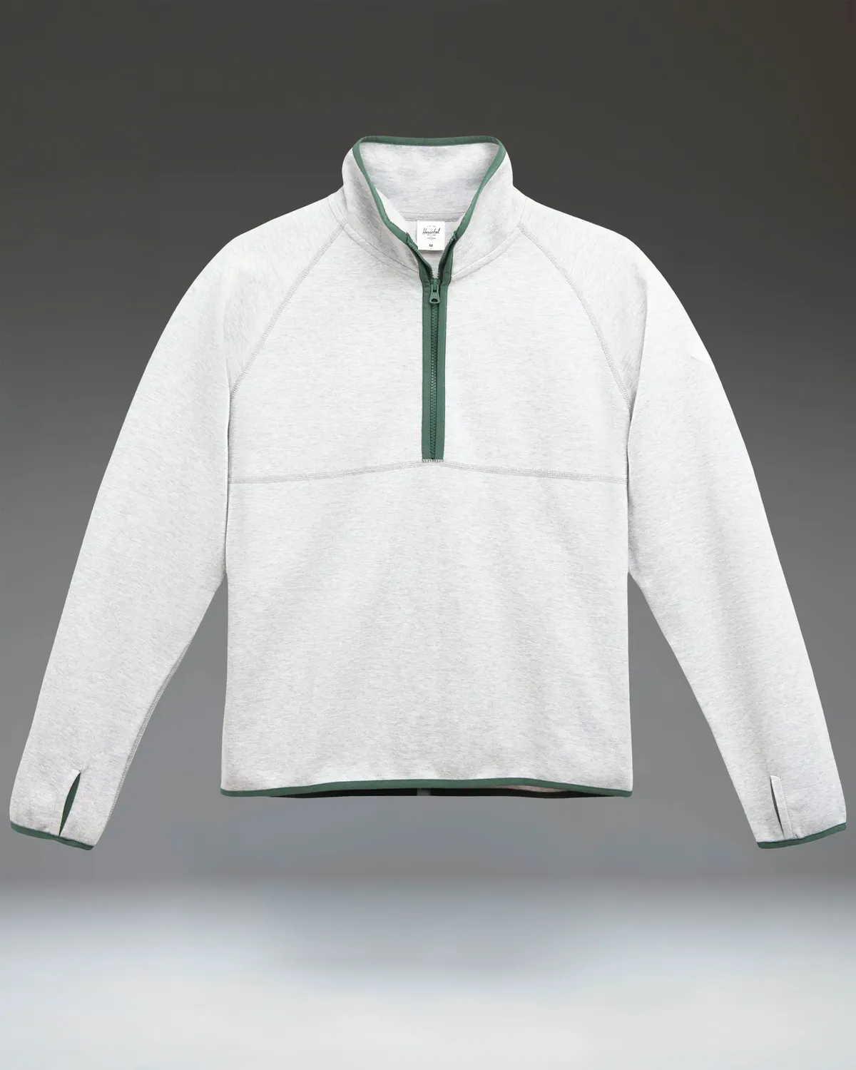 Herschel Performance Quarter Zip trui zwart heren