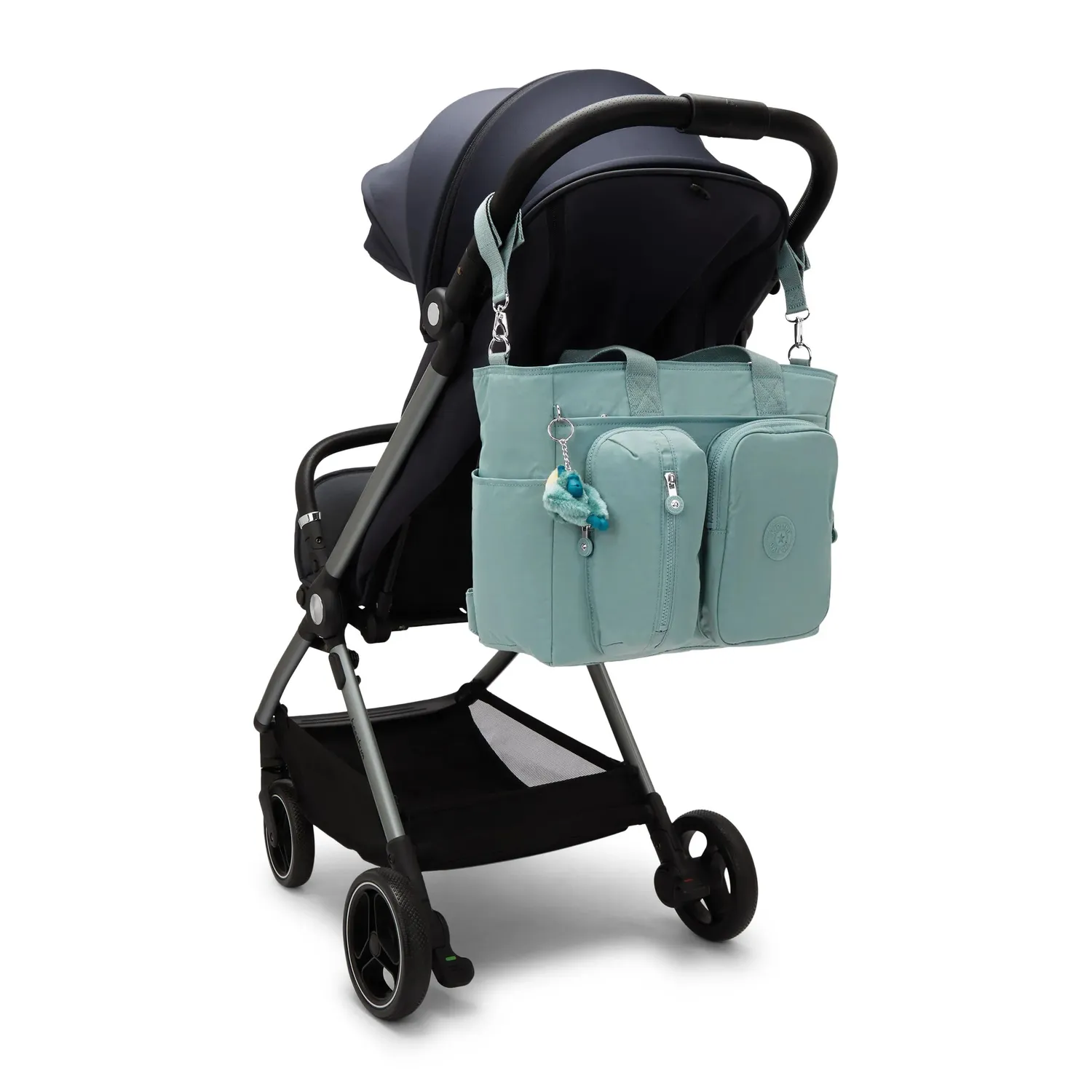 Kipling Babygear babytas Medium Tiny Green Air met matje