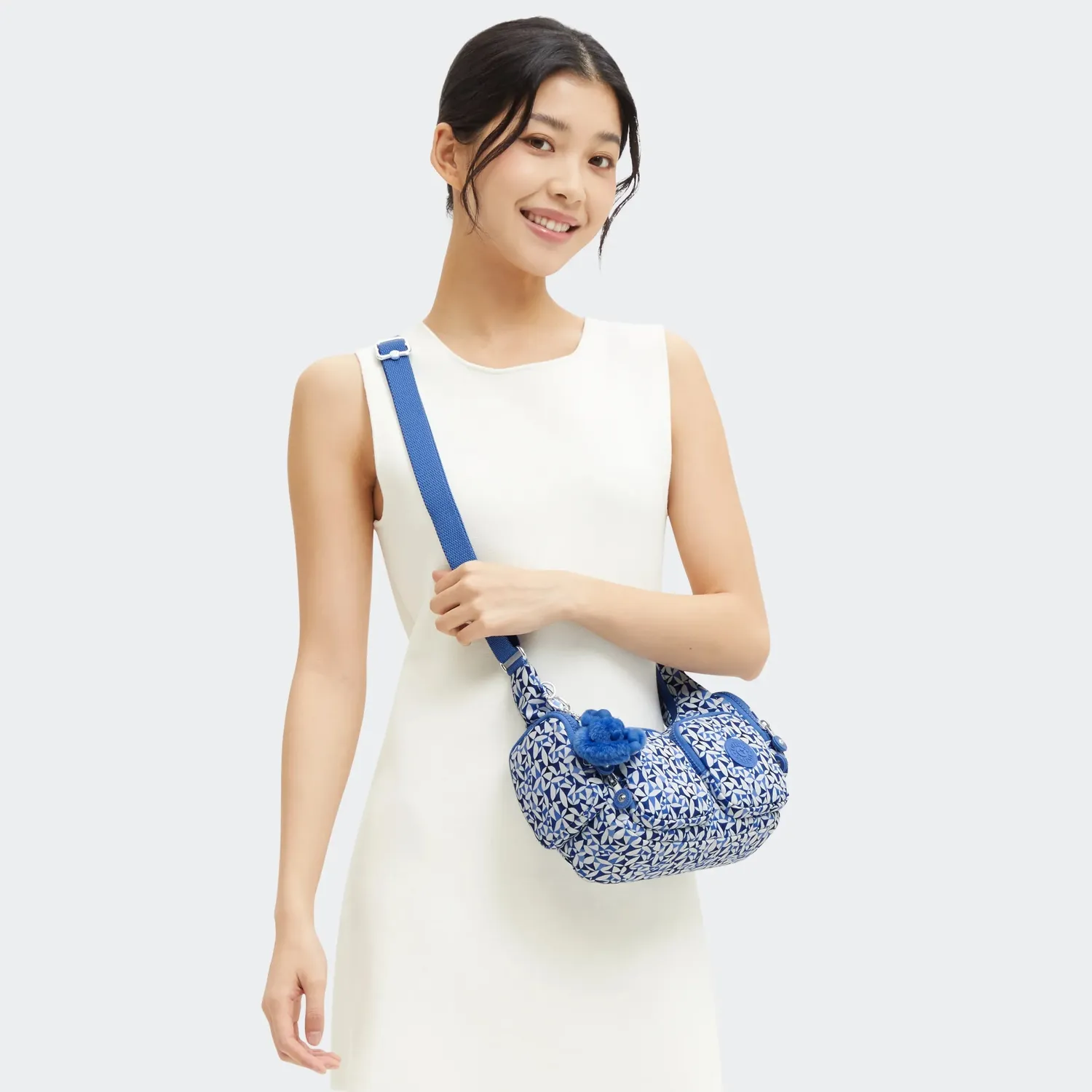 Kipling Rikka S crossbodytas Crazy Leaves klein