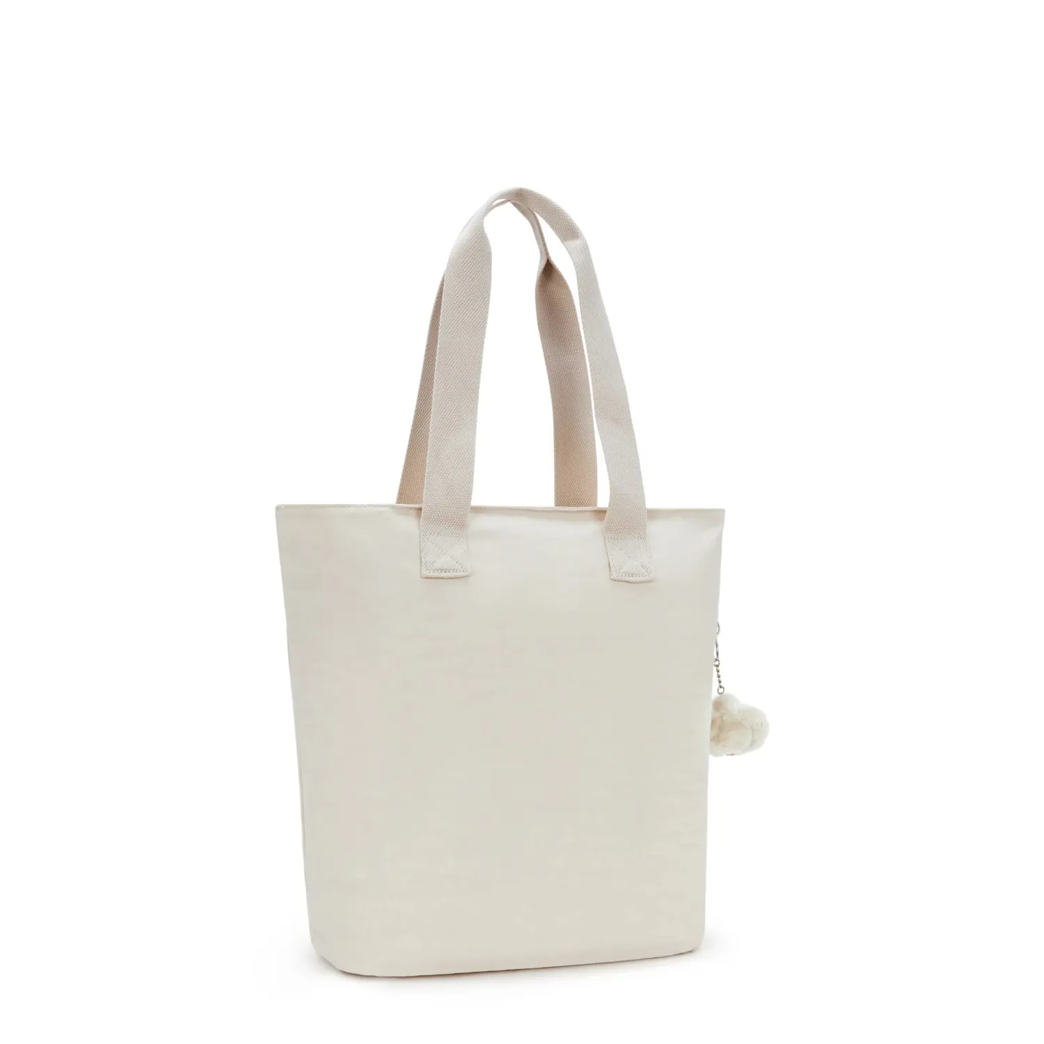 Kipling Hanifa draagtas groot Hideaway Beige laptopvak 15 inch