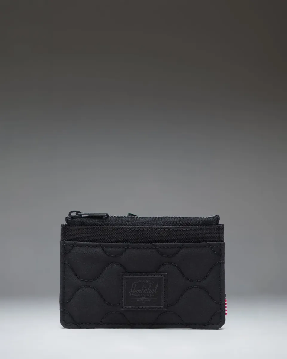 Herschel Oscar pashouder Black Tonal gewatteerd