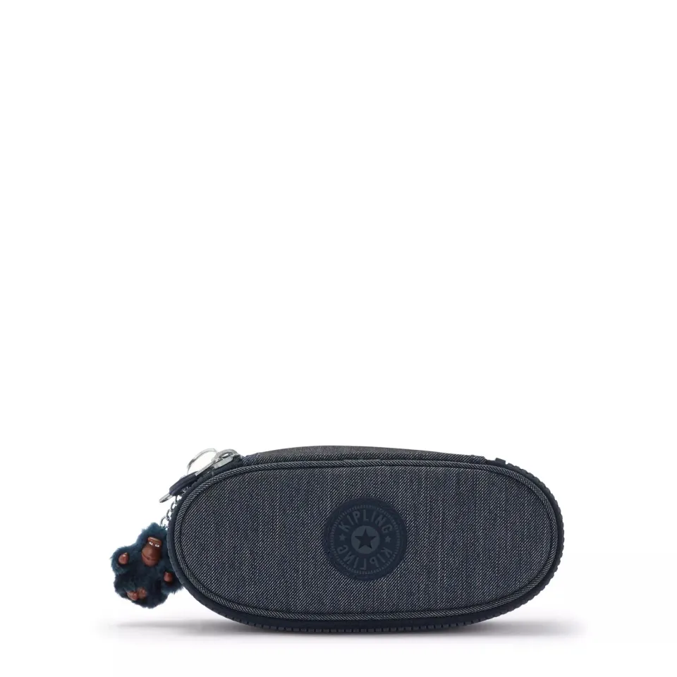 Kipling Duobox pennenetui Medium Marine Navy waterafstotend