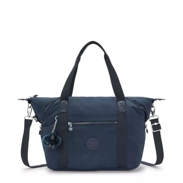 Kipling Art handtas medium Blue Bleu 2 verstelbaar