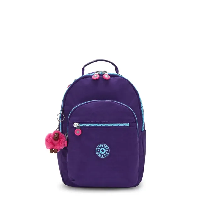 Kipling Seoul S rugzak klein VIP Purple waterafstotend