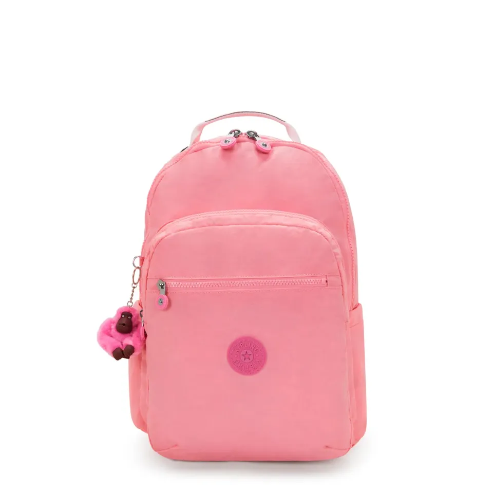 Kipling Seoul Lap rugzak Coral Sea groot 15 inch