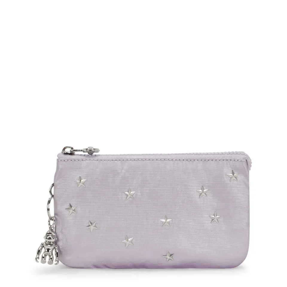 Kipling Creativity L buideltas Groot Lilac Metallic Studs waterafstotend