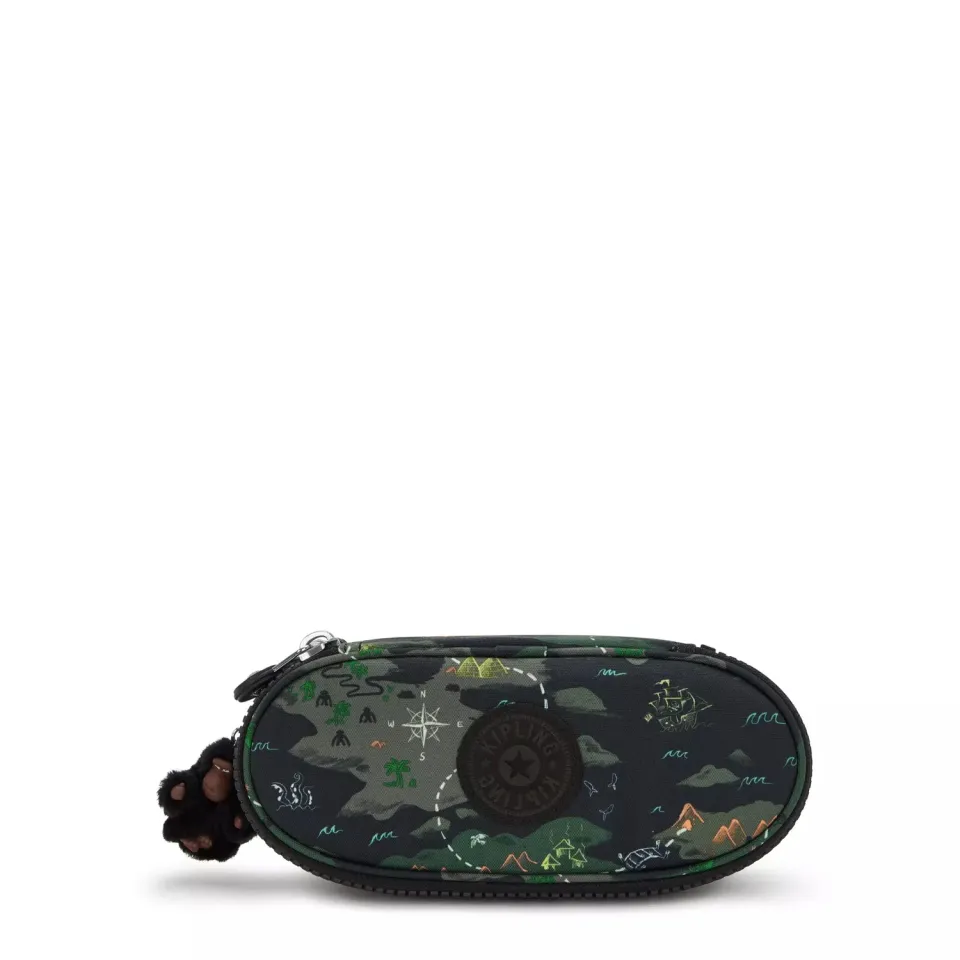 Kipling Duobox pennenetui Medium Camo Treasure waterafstotend