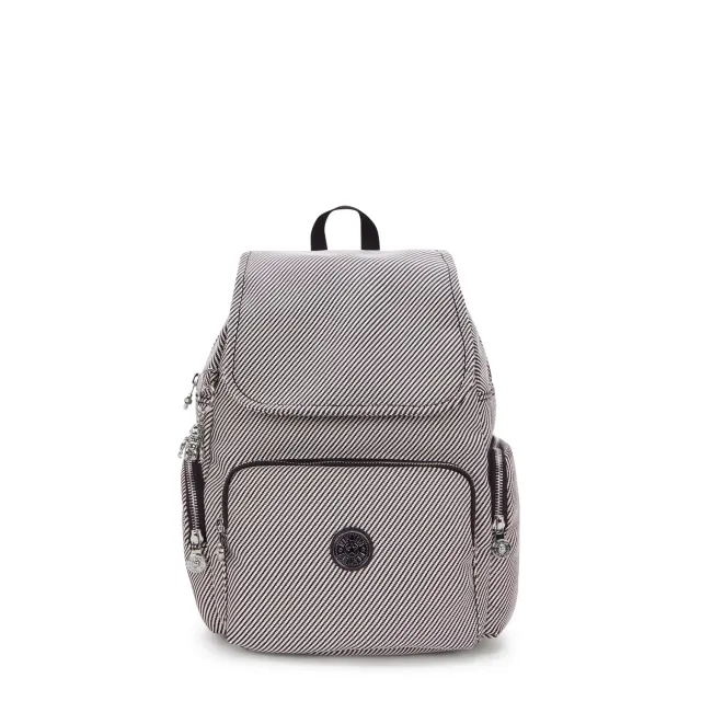 Kipling City Zip S rugzak Klein Diagonal Jacquard veel vakken