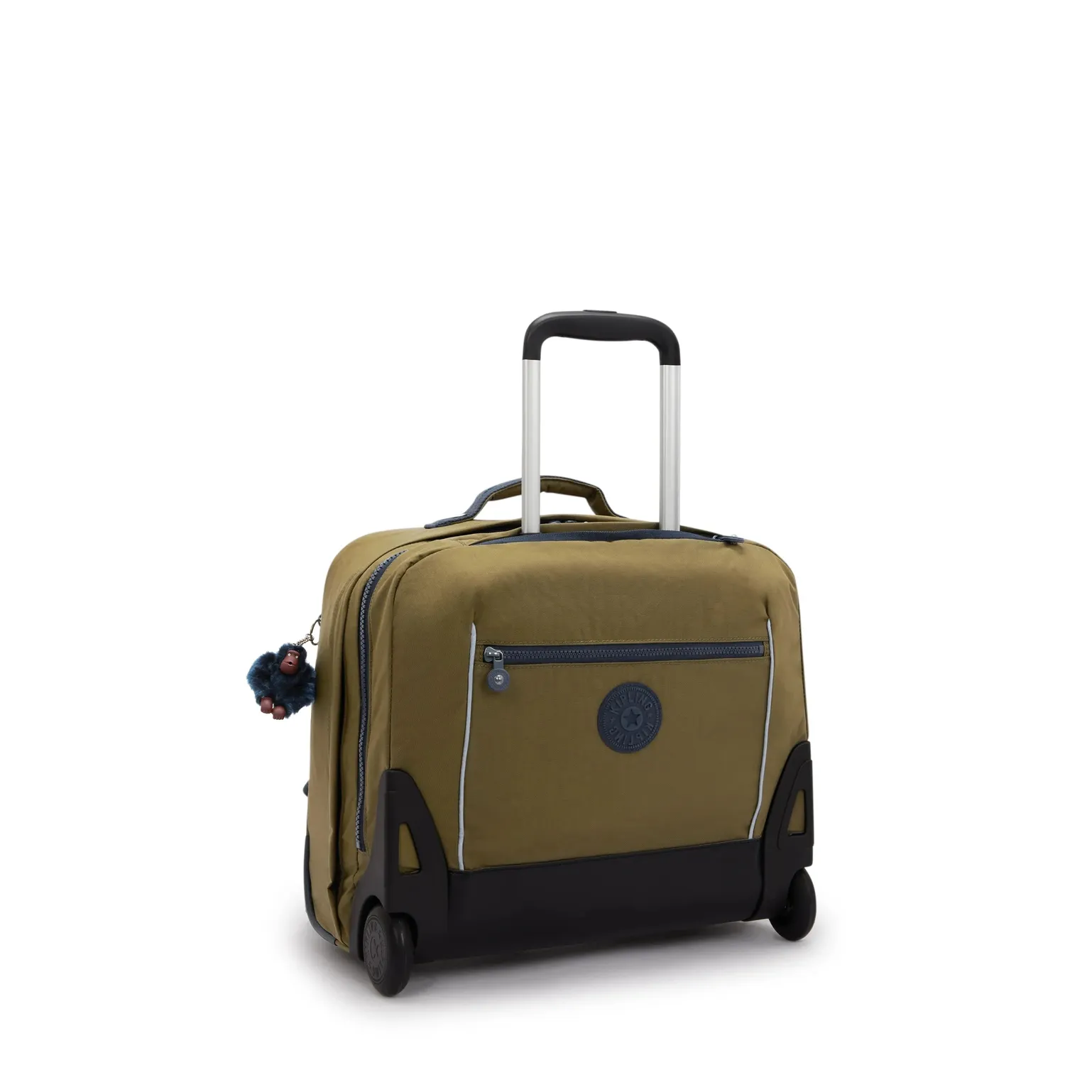 Kipling Giorno rugzak Treasure Green groot met wieltjes