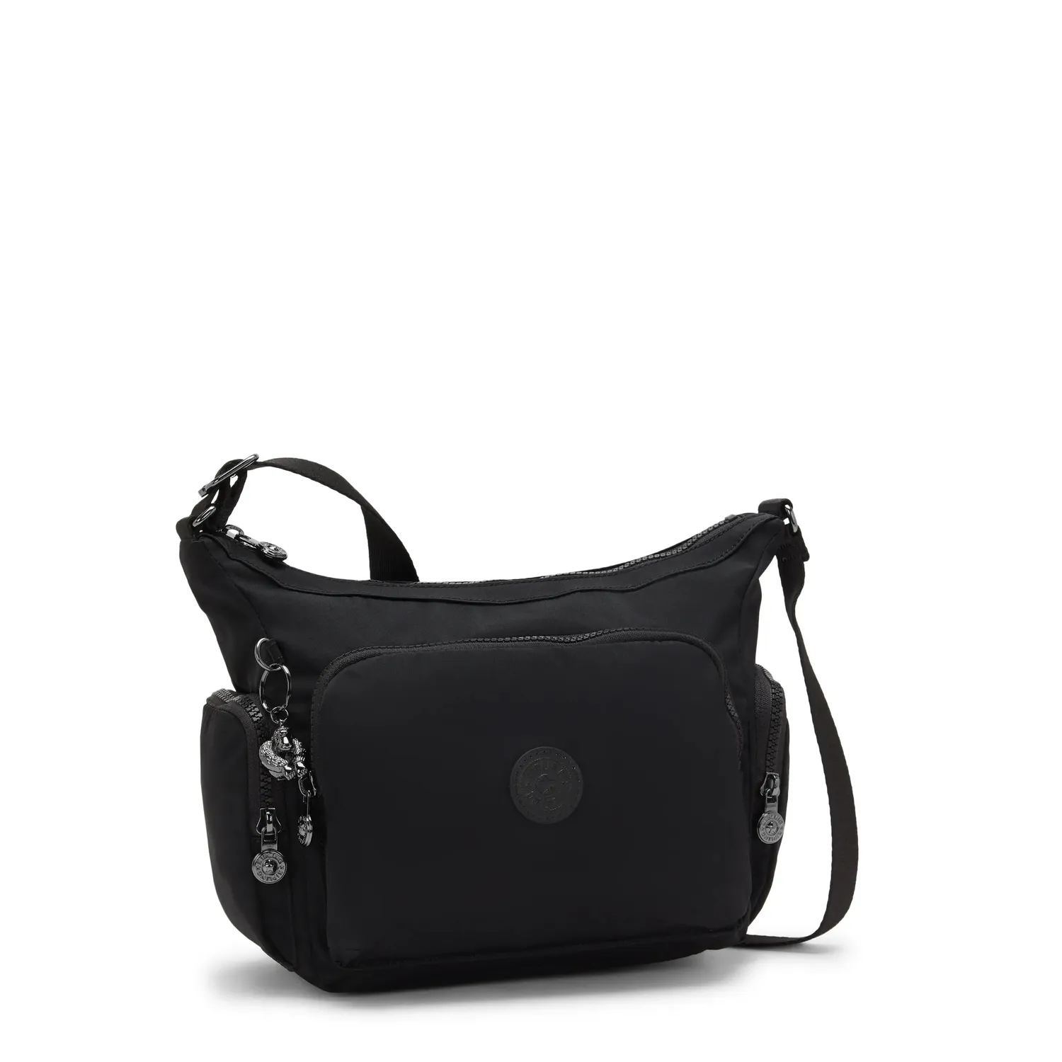 Kipling Gabb S crossbodytas Infinite Black medium met 6 ritsvakken