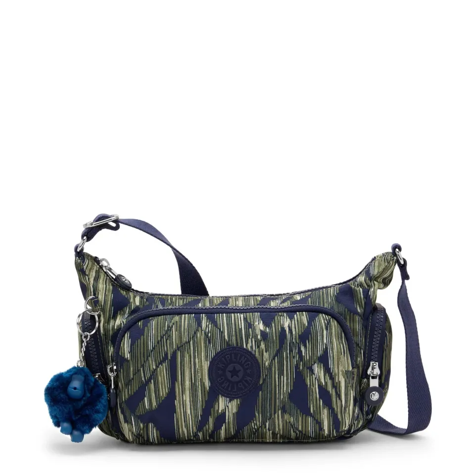 Kipling Gabbette S crossbodytas klein Striped Grasses licht