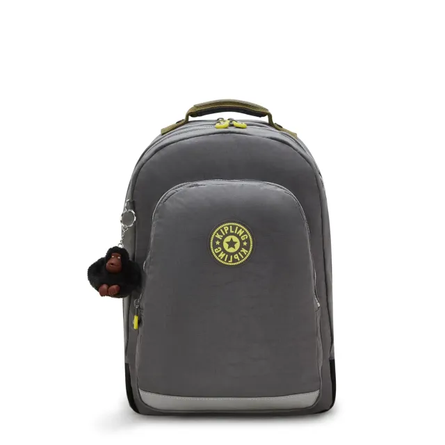Kipling Class Room rugzak Groot Back to Grey met laptopvak
