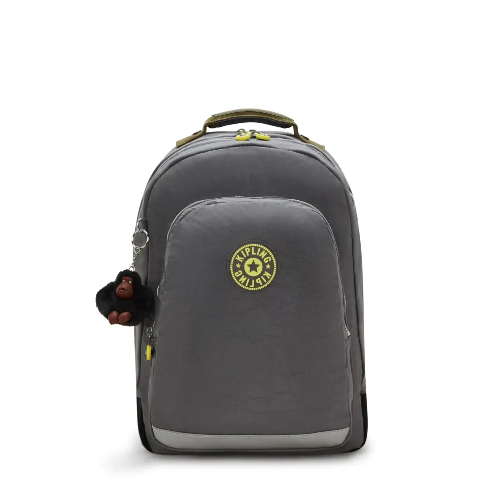 Kipling Class Room rugzak Groot Back to Grey met laptopvak