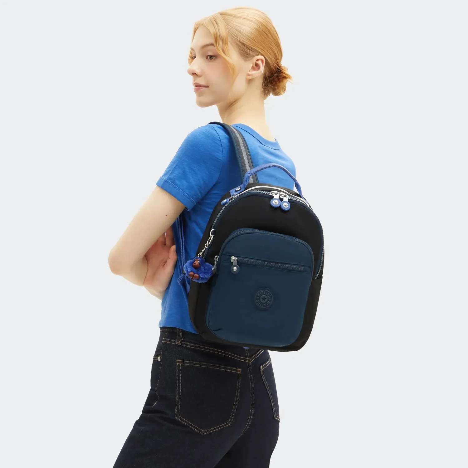 Kipling Seoul S kleine rugzak True Block 11 inch