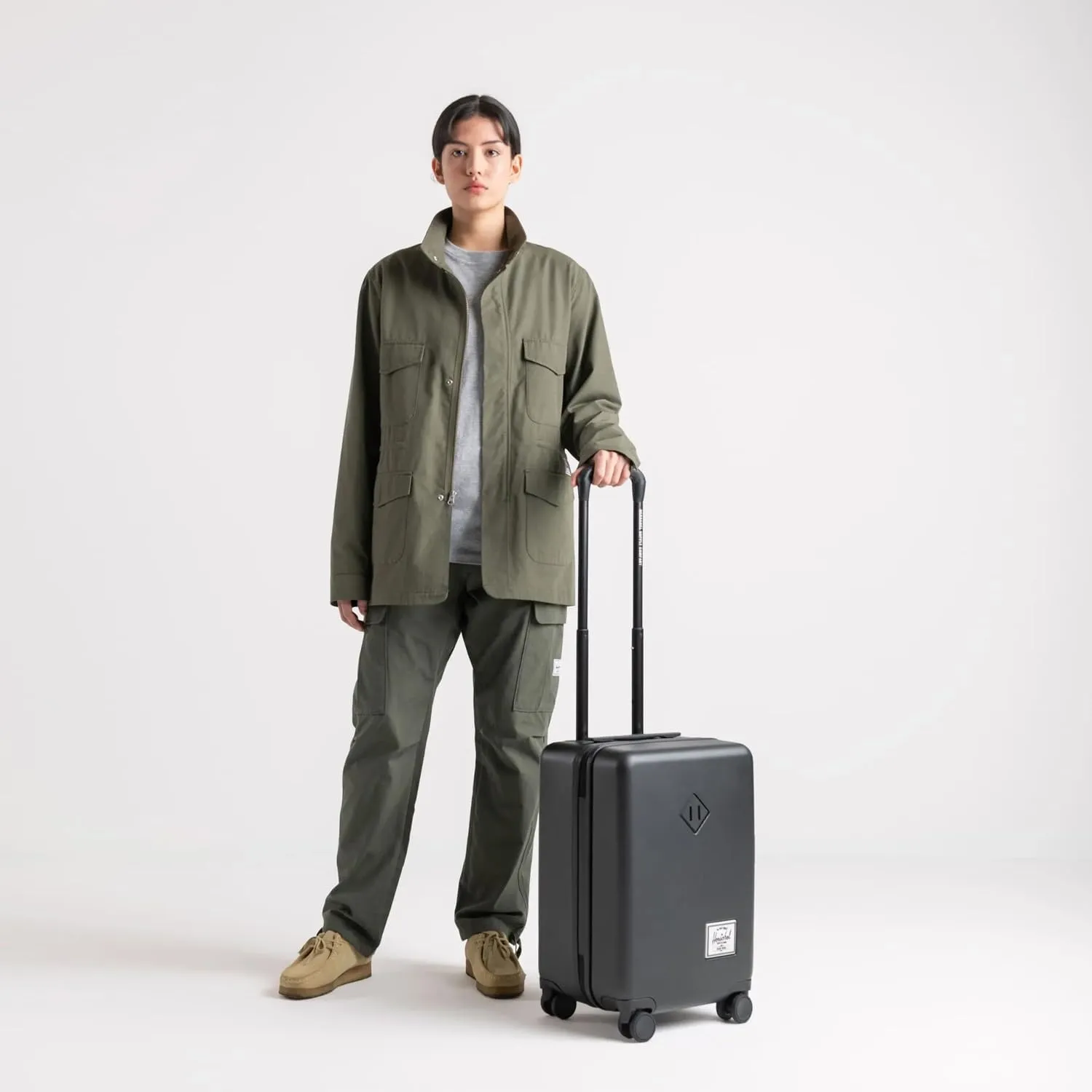 Herschel Heritage 27 inch harde koffer woodland camo
