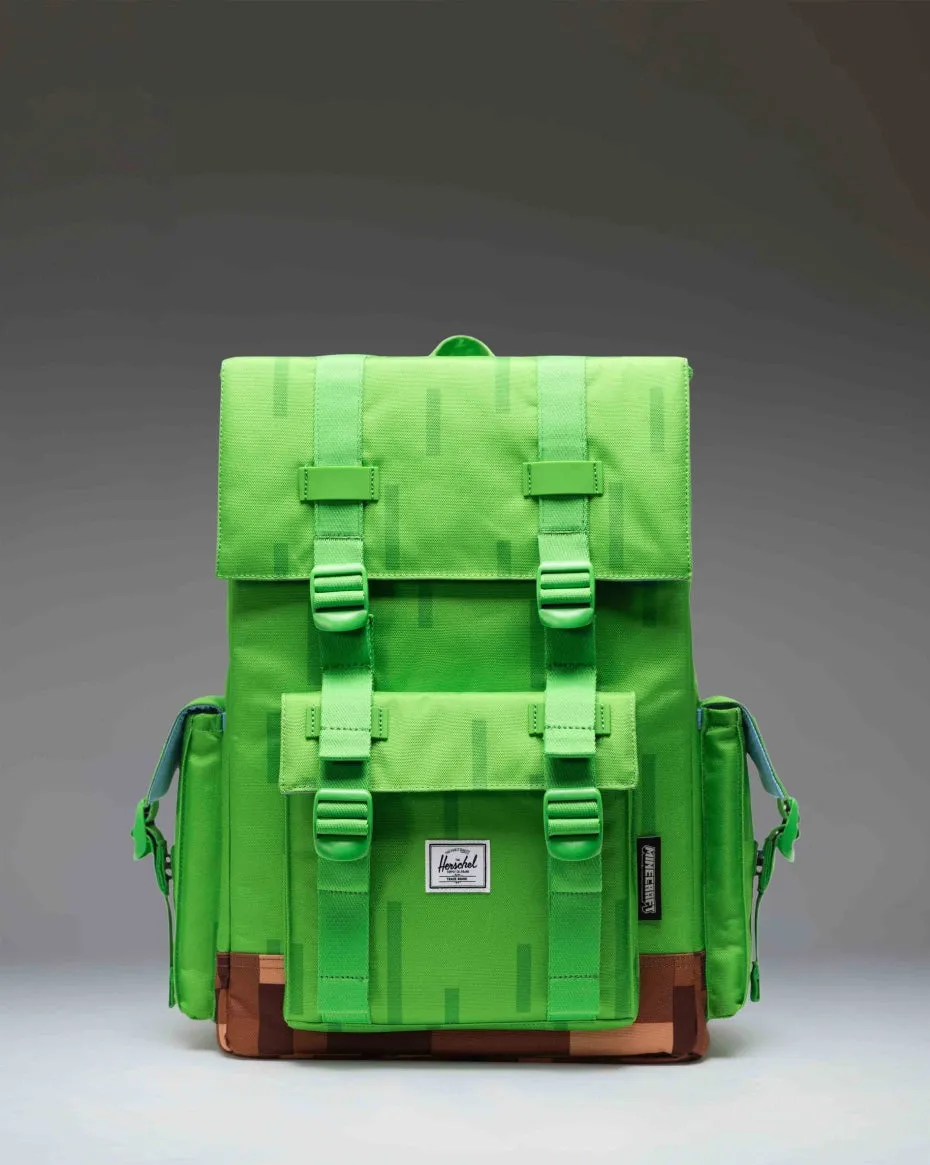 Herschel Little America Cube rugzak Minecraft Black Block