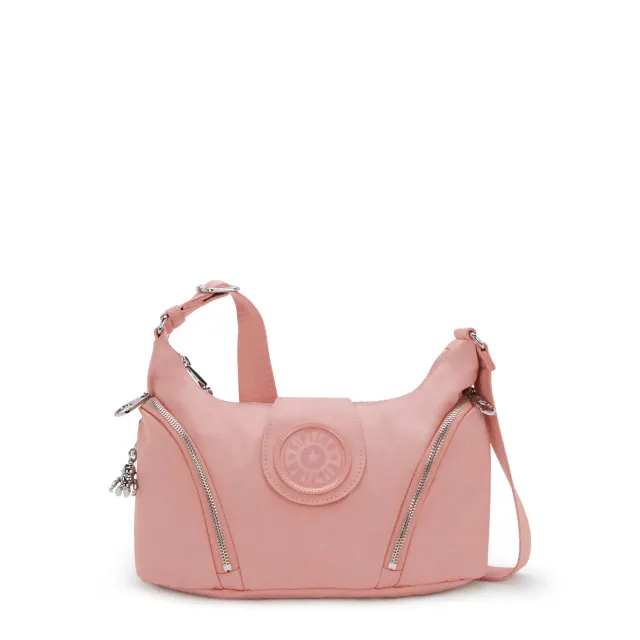 Kipling Sera M crossbodytas Rose Spice medium met ritsvakken