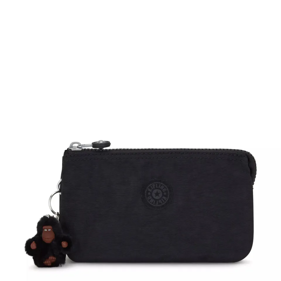 Kipling Creativity L etui Black Tonal groot zwart