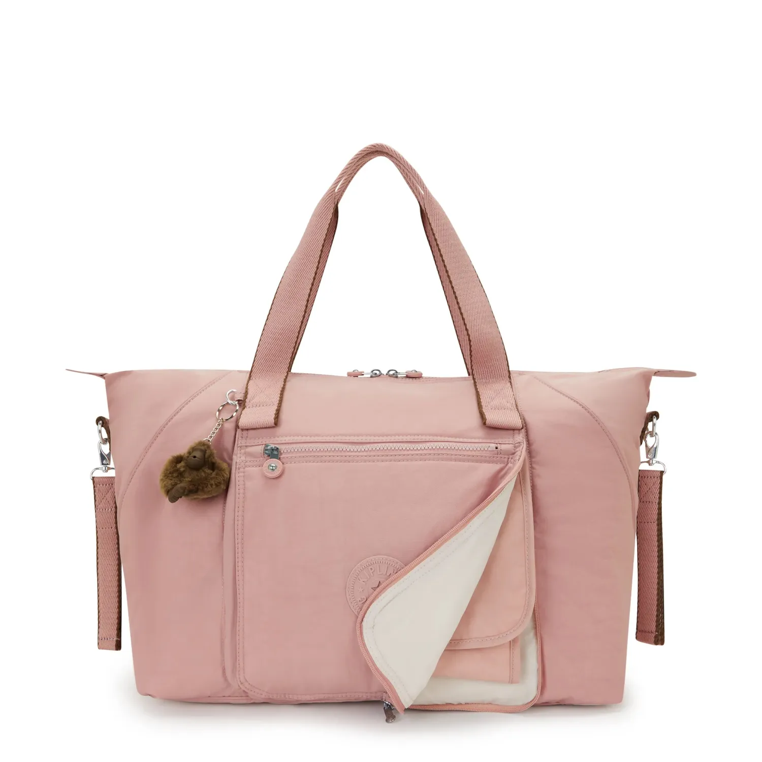 Kipling New Art M Babybag luiertas memory pink groot verschoonmat