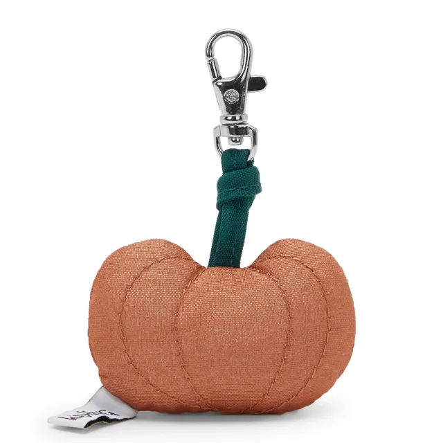 Kipling Pumpkin Charm tasbedel klein Copper Glimmer herfst