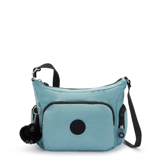 Kipling Gabb S crossbodytas Medium Muted Sage met sleutelkoord