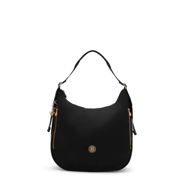Kipling Khloe schoudertas Blush Gold Black groot