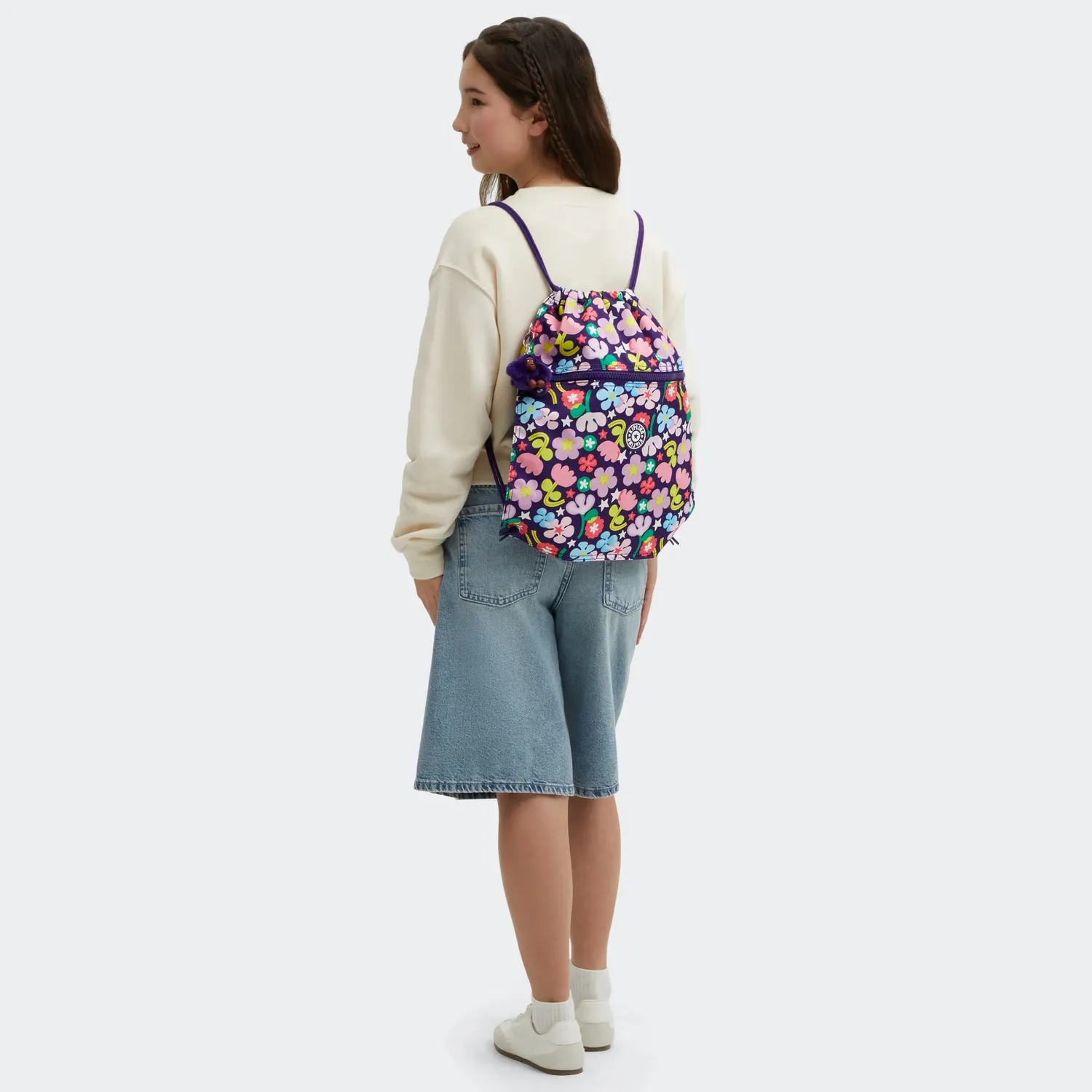 Kipling Supertaboo gymtas Fairy Flower Medium waterafstotend