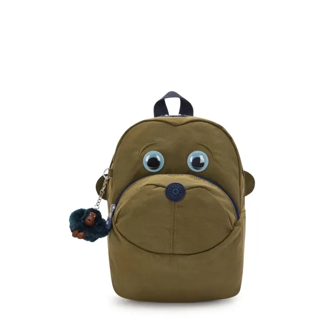 Kipling Faster rugzak klein Treasure Green waterafstotend