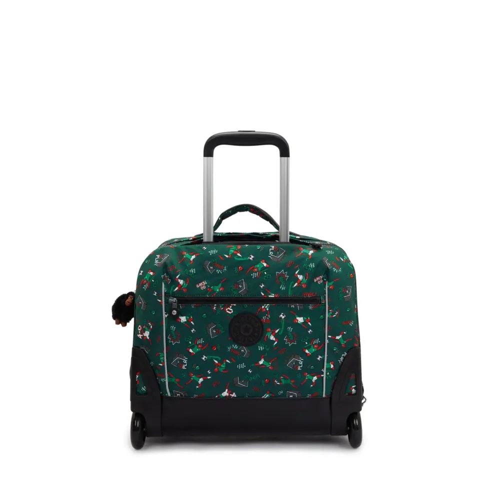 Kipling Giorno rugzak Soccer Print groot met wieltjes