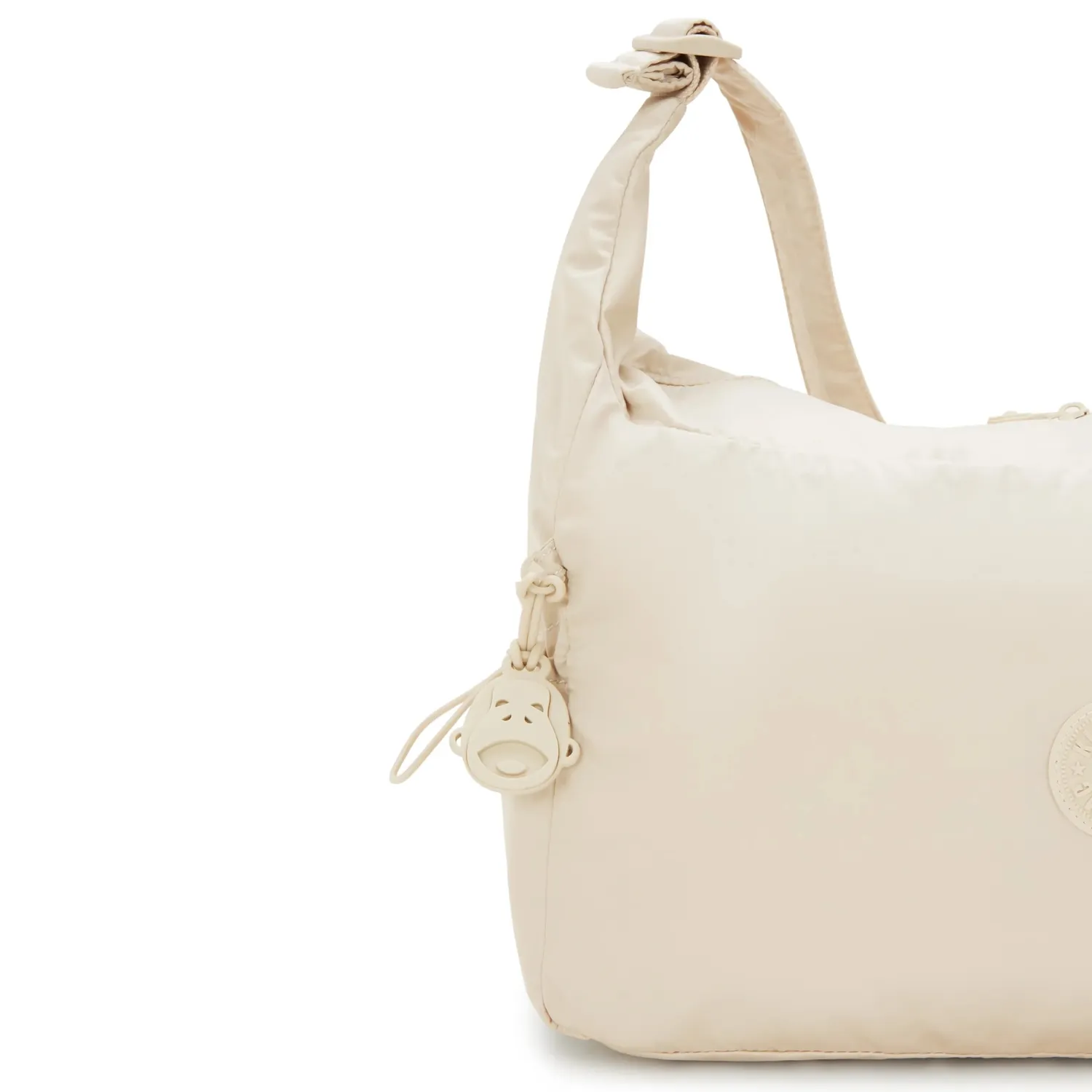 Kipling Gwyn schoudertas groot Simply Beige licht