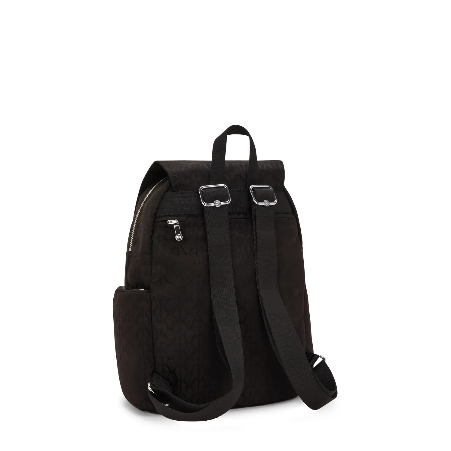 Kipling City Zip S rugzak Klein Noir Sign Jq stevige rits