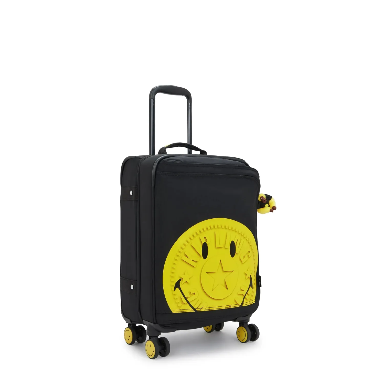 Kipling Spontaneous S Koffer Klein Yellow Fun Black handbagage