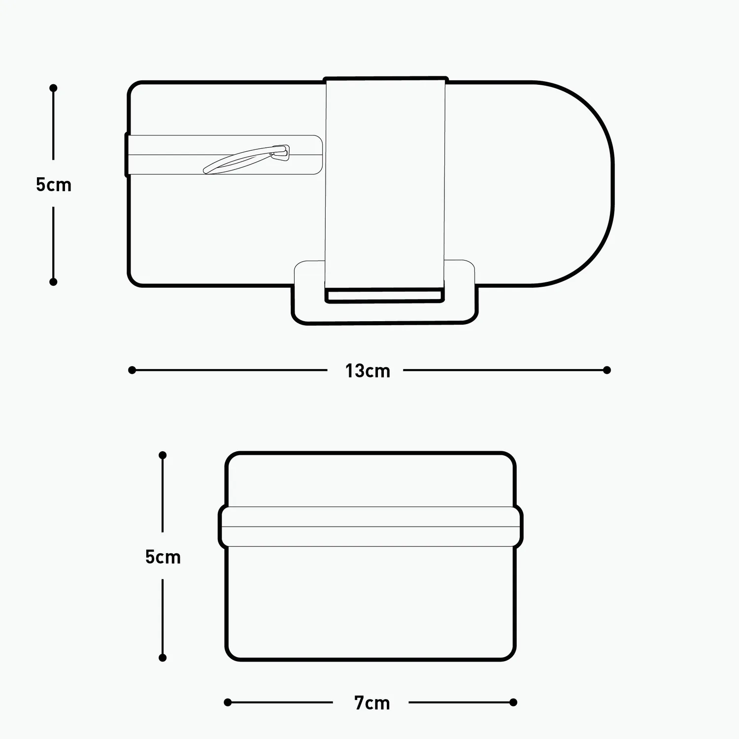 Evoc Seat Bag Ultra zadeltas zwart compact