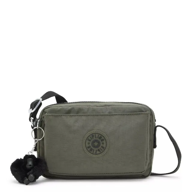 Kipling Abanu crossbody tas klein Green Moss groen