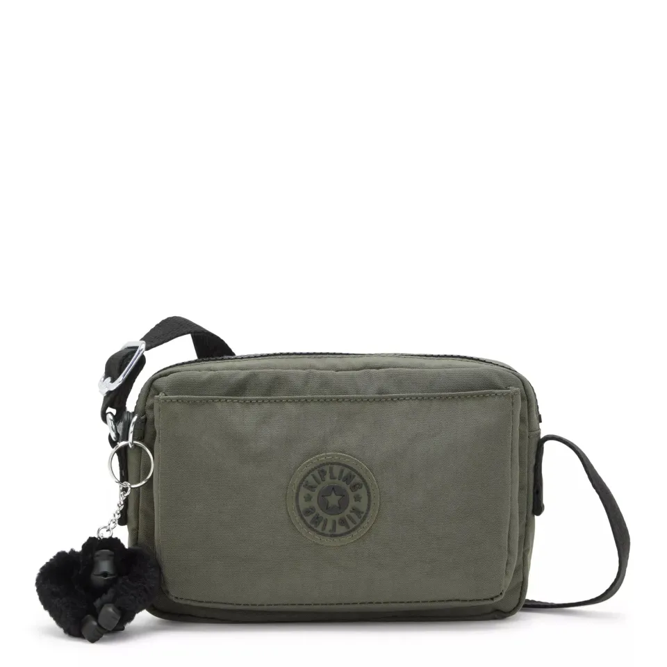 Kipling Abanu crossbody tas klein Green Moss groen